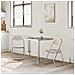 Sedia pieghevole 2 pcs Sabbia 48 x 43,5 x 81 cm Pelle Sintetica - Foto miniatura 3