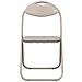 Sedia pieghevole 2 pcs Sabbia 48 x 43,5 x 81 cm Pelle Sintetica - Foto miniatura 5