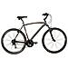 Bici Da Uomo Ibrido Misura 28 Linea Zefiro Bicicletta Con Cambio Acera 24v Telaio In Alluminio Forcella Ammortizzata - 57 Titanio Rosso Opaco - Foto miniatura 1