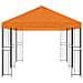 Gazebo con pareti laterali 6 x 3 m Arancione - Foto miniatura 4