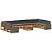 Set divani con cuscino 11 pcs Legno di Acacia Massello - Foto miniatura 1