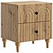 Armadio da Notte 2 pcs Rovere Artigianale 43 x 34,5 x 48 cm - Foto miniatura 3