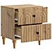 Armadio da Notte 2 pcs Rovere Artigianale 43 x 34,5 x 48 cm - Foto miniatura 4