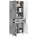 Set di armadi 2 pcs Grigio Cemento 66 x 34,5 x 89,5 cm - Foto miniatura 2