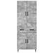 Set di armadi 2 pcs Grigio Cemento 66 x 34,5 x 89,5 cm - Foto miniatura 4