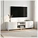 Supporto TV 140 x 34.5 x 40 cm Bianco Lucido - Foto miniatura 2