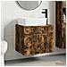 Set di mobili per il bagno Rovere Fumo Legno ingegnerizzato - Foto miniatura 9