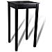 Set Tavolino Da Bar Con 2 Sgabelli Neri - Foto miniatura 2