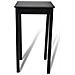 Set Tavolino Da Bar Con 2 Sgabelli Neri - Foto miniatura 4