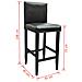 Set Tavolino Da Bar Con 2 Sgabelli Neri - Foto miniatura 11
