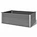 Fioriera Da Giardino In Wpc 150x100x54 Cm Grigia - Foto miniatura 4