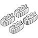 Kit Attacchi Mercedes Clas A 3/5d 9/04> , classe B - Foto miniatura 3