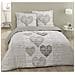 Copripiumino Alice, 100% Cotone, Taupe, Blanc, Beige Et Marron, 240 X 220 Cm - Foto miniatura 2