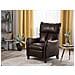 Poltrona Recliner In Pelle Sintetica Marrone Royston - Foto miniatura 2