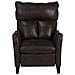 Poltrona Recliner In Pelle Sintetica Marrone Royston - Foto miniatura 9