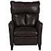 Poltrona Recliner In Pelle Sintetica Marrone Royston - Foto miniatura 6