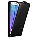 Custodia Compatibile Con Samsung Galaxy Note 5 In Nero Di Notte - Coperchio Protettivo In Design Flip Con Chiusura Magnetica - Foto miniatura 1