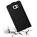Custodia Compatibile Con Samsung Galaxy Note 5 In Nero Di Notte - Coperchio Protettivo In Design Flip Con Chiusura Magnetica - Foto miniatura 3