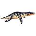 Vita Preistorica Liopleurodon Toy Dinosaur Figure Autentico Dipinto A Mano E Approvato Da Paleontologo - Foto miniatura 1