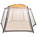 Tenda per Piscina in Tessuto 590x520x250 cm Grigia - Foto miniatura 2