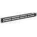 Cat 6 Keystone Patch Panel unshielded 48-port, Nero - Foto miniatura 2