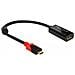 63928 USB tipo-C DisplayPort 20 pin Nero, Rosso cavo di interfaccia e adattatore - Foto miniatura 2