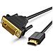 Cavo HDMI a DVI 2m (Black)  - Foto miniatura 1