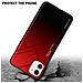 Custodia Compatibile Con Apple Iphone 11 In Rosso - Nero - Coperchio Protettivo Bicolore In Vetro Temperato E Silicone Tpu - Foto miniatura 4