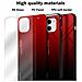 Custodia Compatibile Con Apple Iphone 11 In Rosso - Nero - Coperchio Protettivo Bicolore In Vetro Temperato E Silicone Tpu - Foto miniatura 7