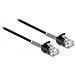 Cavo RJ45 maschio per RJ45 femmina Cat. 6A da 5 m nero - Foto miniatura 1