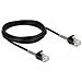 Cavo RJ45 maschio per RJ45 femmina Cat. 6A da 5 m nero - Foto miniatura 2
