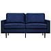 Carrie Divano In Velluto Blu Scuro - Foto miniatura 9