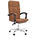 Poltrona da Ufficio Reclinabile Marrone in Similpelle - Foto miniatura 1