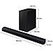 Soundbar C450 2.1 Subwoofer Wireless Potenza Totale 300 W Bluetooth - Nero - Foto miniatura 4