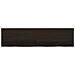 Ripiano Marrone Scuro 200x50x (2-6) cm Massello Rovere Trattato - Foto miniatura 2
