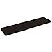 Ripiano Marrone Scuro 200x50x (2-6) cm Massello Rovere Trattato - Foto miniatura 1