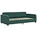 Divano Letto Estraibile Materassi Verde Scuro 90x200 Velluto - Foto miniatura 9