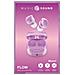 Cuffie Bluetooth FLOW con Custodia di Ricarica Colore Viola - Foto miniatura 2
