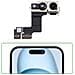Fotocamera Frontale Per Iphone 15 Plus Sensore Selfie 12mp, Nero - Foto miniatura 4