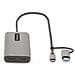 Adattatore multiporta USB-C con dongle USB-C a USB-A, doppio HDMI (4K30Hz / 1080p60Hz), Hub USB-A 5Gbps a 3 porte, mini dock da viaggio, docking station USB tipo C per laptop, Cavo da 40 cm - Foto miniatura 3