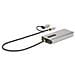 Adattatore multiporta USB-C con dongle USB-C a USB-A, doppio HDMI (4K30Hz / 1080p60Hz), Hub USB-A 5Gbps a 3 porte, mini dock da viaggio, docking station USB tipo C per laptop, Cavo da 40 cm - Foto miniatura 2