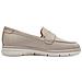 Taupe Nubuc Casual Closed Loafers Mocassino Pelle Scarpe Donna Beige Eu 36, 1-24720-42 353 - Foto miniatura 3