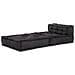 Pouf Modulare Antracite 70x70x54 in Tessuto - Foto miniatura 8