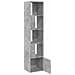 Lusso Casadino -  Libreria Grigio Cemento 40x36x189 Cm In Legno Multistrato - Foto miniatura 5