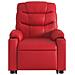 Poltrona Alzapersona Reclinabile Elettrica Rossa in Similpelle - Foto miniatura 9
