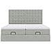 Struttura Letto Pouf con Materassi 160x200 cm in Velluto - Foto miniatura 8