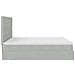 Struttura Letto Pouf con Materassi 160x200 cm in Velluto - Foto miniatura 9