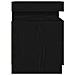 Comodino  con luci LED Nero Rovere 35x39x55 cm - Foto miniatura 7
