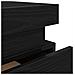 Comodino  con luci LED Nero Rovere 35x39x55 cm - Foto miniatura 9