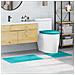 Tappeto da bagno 3 pcs Turchese 50 x 50 cm Polipropilene - Foto miniatura 5